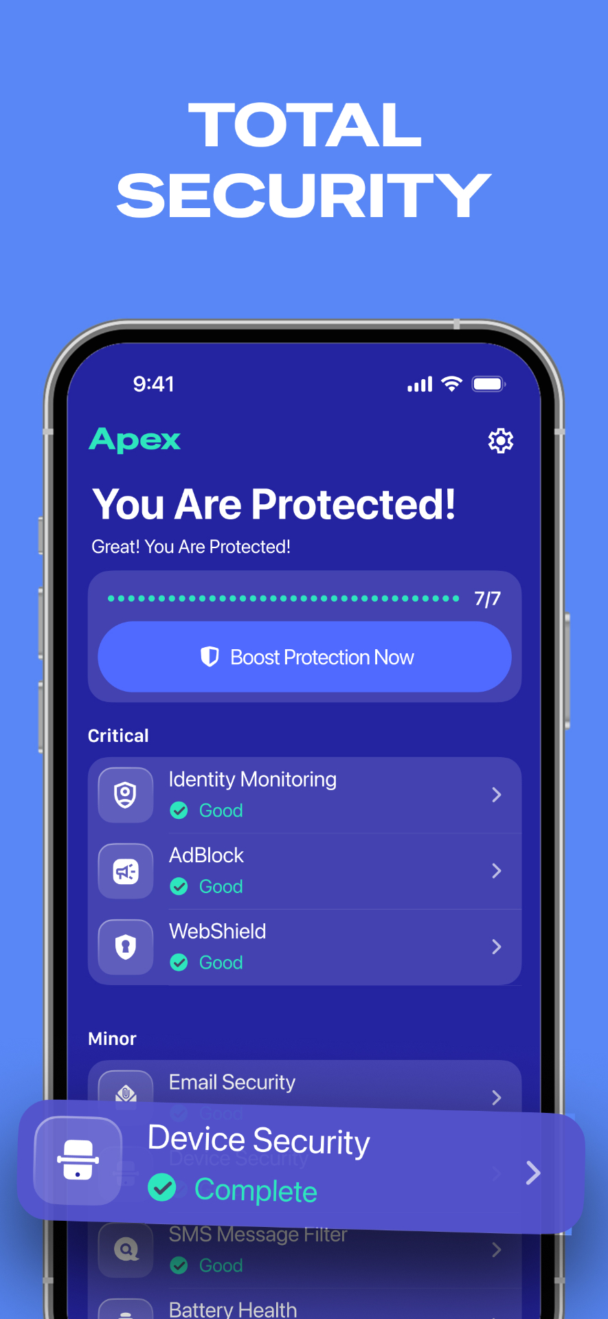 Apex App Store Landing | iPhone Security